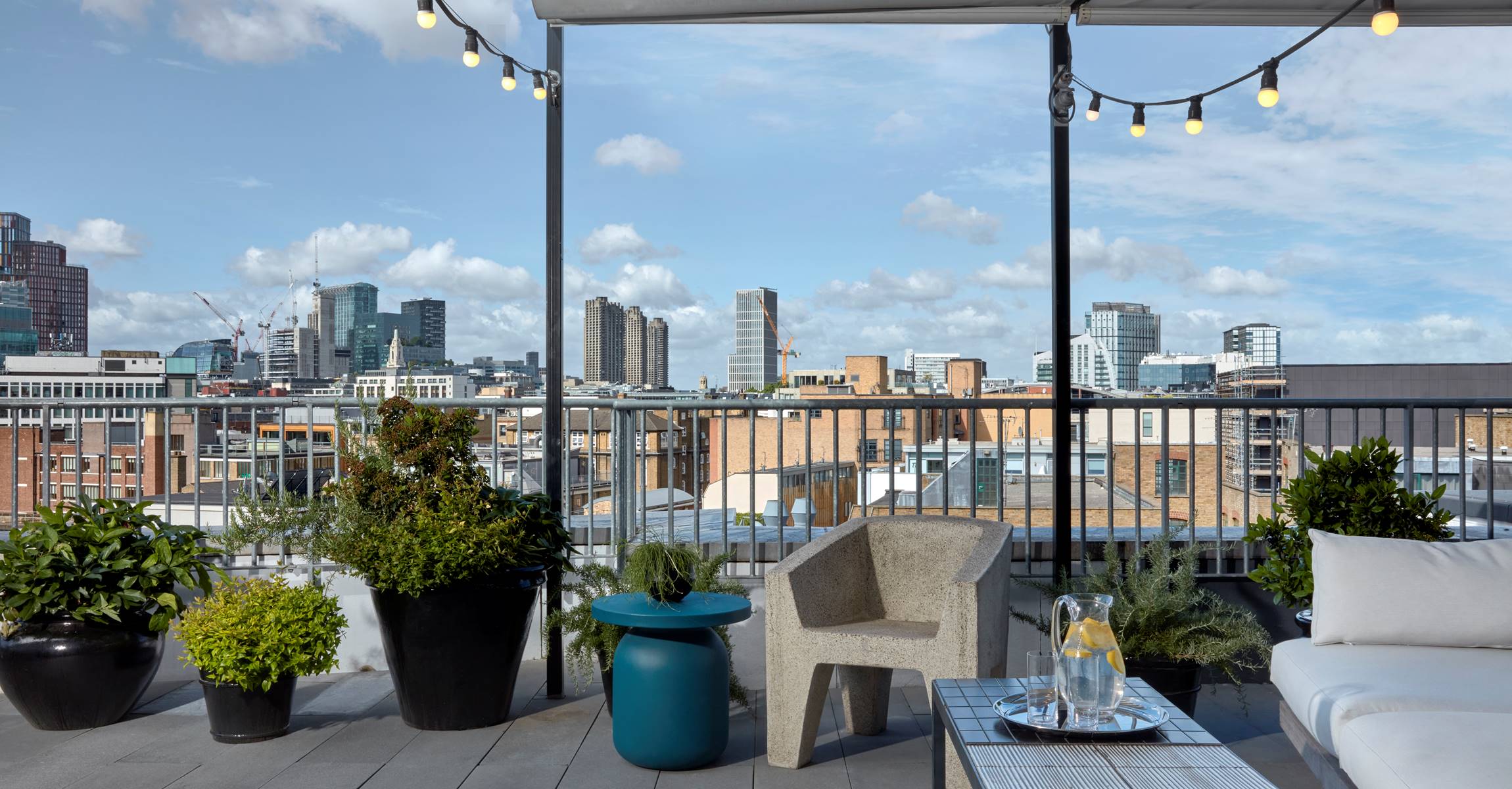 Studio Suite South with Terrace | One Hundred Shoreditch Hotel